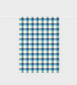 Lettuce Tea Towels: Tea Towel | Blue Tartan