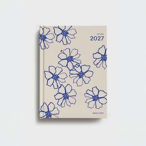 Lettuce: Lettuce 2027 Weekly Diary | Blue Flowers