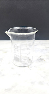 Products: Small Glass Beaker- For Refills Faye Aromatherapy