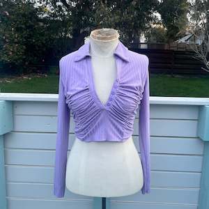 Products: Purple Crop Top