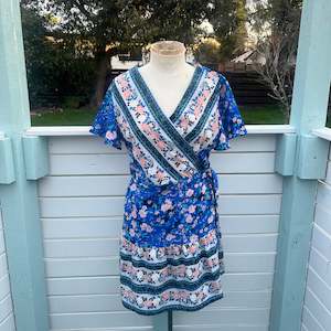 Products: Blue Wrap Dress