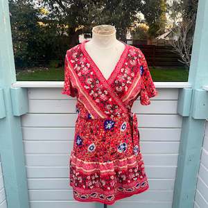 Products: Red Wrap Dress