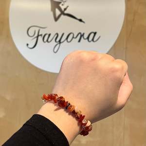 Carnelian Chip Bracelet