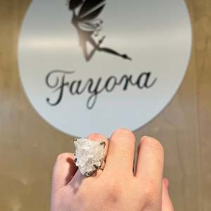 Rings: Clear Quartz Cluster Ring #2