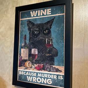 Art: Wine Because Murder Is Wrong