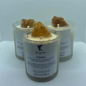 Fayora Essential Candle Collection: Citrine Candle