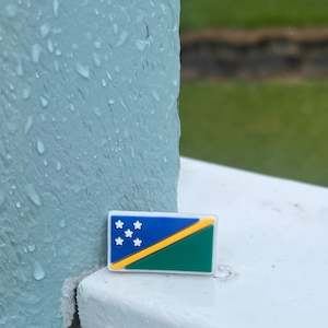 Croc Charms: Solomon Islands Flag Croc Charm