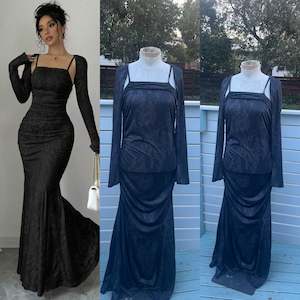 Recycled Clothinf: Dress with mini jacke