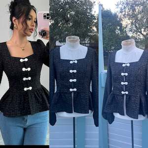 Recycled Clothinf: P Louise Blouse Top