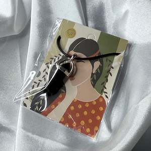 Obsidian Pendant Necklace