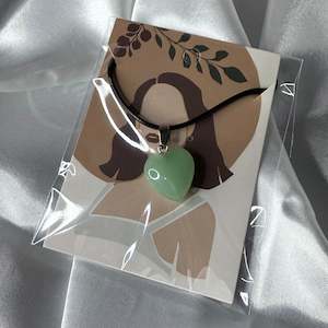 Aventurine Heart Necklace