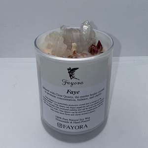 Limited Edition Clear Quartz Crystal Candle