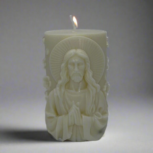 Wax Mold Candles: Jesus Christ Candle