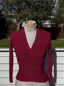 Thrift: Red Blouse Top