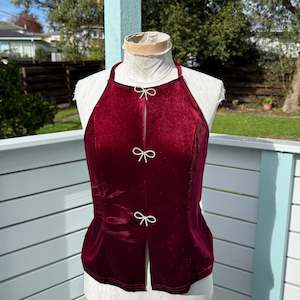 Diamante Bow Top (Velvet)