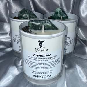 Aventurine Candle