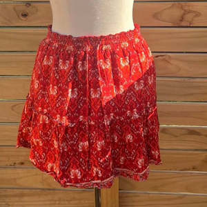 Thrift: Red Skater Skirt