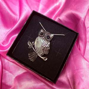 Rose Quartz Owl Pendant