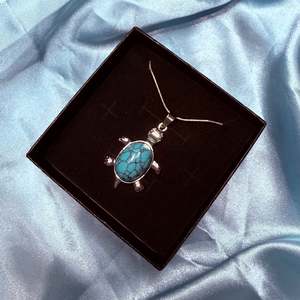 Turquoise Turtle Pendant