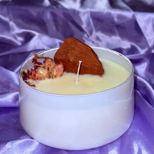 Fayora Essential Candle Collection: Red Jasper Bowl Candle