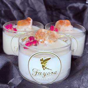 Fayora Essential Candle Collection: Citrine Mini Bowl Candle