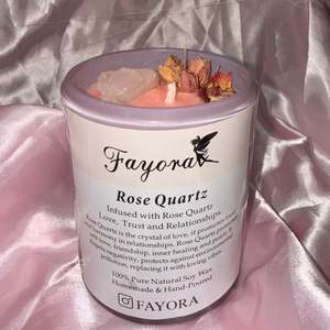 Blush Rose Quartz Candle