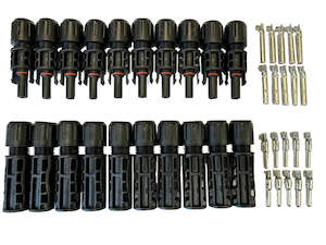 Connectors: MC4 Solar Panel Connector Pair 10 Pack