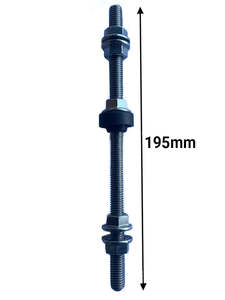 Solar Mounting System: Stainless Steel Hanger Bolt Metal Purlin 195mm