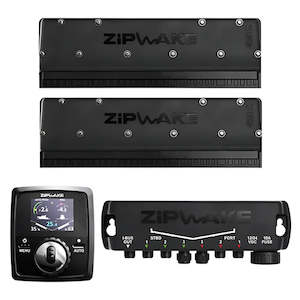 Seakeeper: Zipwake S Series Interceptors 300mm Kit Incl Led Display Switch