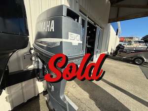 Boats Motors: 1990 Yamaha 90 2 stroke