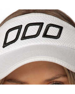 Headwear: Lorna Jane Ventilation Visor - White