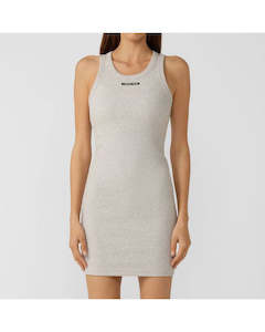 Skirts: Lorna Jane On the Move Rib Tank Dress - Grey Marl