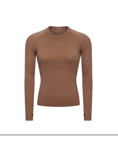 Fearless: Fearless Club Inspire Long Sleeve Top - Chocolate
