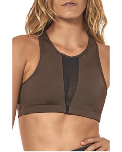 Lurv: L'urv Game On Mesh Bra - Chocolate