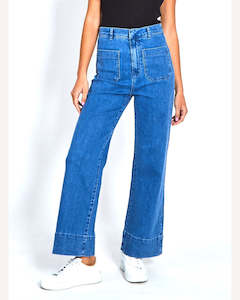 Monaco Jeans Milan Wide Leg Jean - Blue