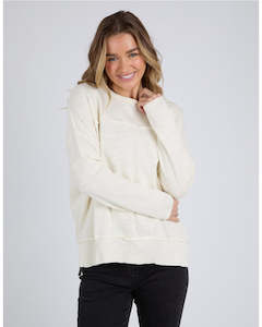 New: Foxwood Jayne Throw On Knit - Vintage White