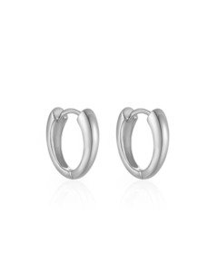 New: Ever Jewellery Rematch Huggie Earrings - Silver