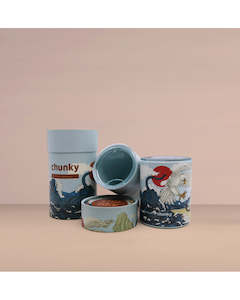 Accessories: Chunky Coffee Cup - Blue Wave