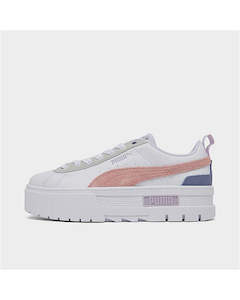Puma: Puma Mayze Mix Womens Sneaker - Puma White/Rose Dust