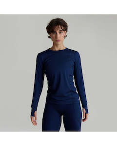 Clique Zone Long Sleeve Top - French Navy