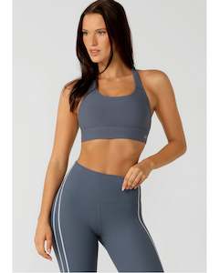 Lorna Jane Amy Maximum Support Sports Bra - Dark Powder Grey