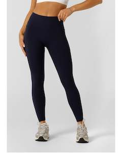 Lorna Jane Amy No Ride Phone Pocket Ankle Biter Tech Leggings - French Navy
