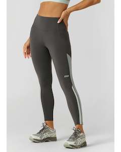 Lorna Jane Trailblazer Phone Pocket Ankle Biter Leggings - Titanium
