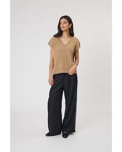 Marlow Legion Side Stripe Pant - Black