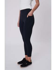 Bottoms: Marlow Pace 7/8 Legging - Black