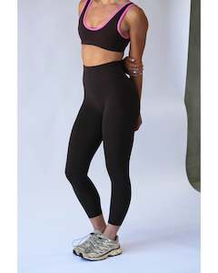 Hyperluxe Shape 7/8 Legging - Espresso