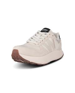 Woden Mathilde Runner Leather Sneaker  - Blanc de Blanc