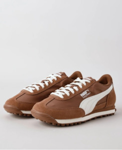 Footwear: Puma Easy Rider  Nylon Sneaker - Cool Brown Mushroom