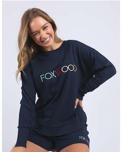 Foxwood Simplified Confetti Crew - Navy