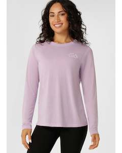 Lorna Jane Lotus Long Sleeve Top - Dusty Lilac